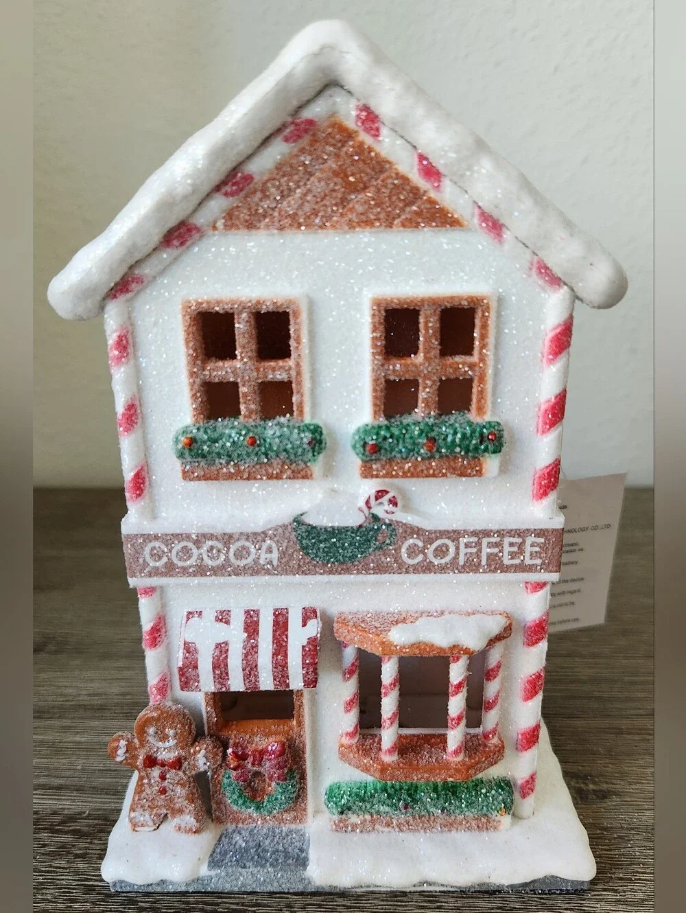 2024 TARGET BULLSEYE Light Up Cocoa Coffee Village House. NWT